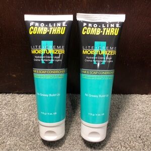 X2 Pro-Line Comb-Thru Lite Creme Moisturizer Bake & Scalp Conditioner 4oz